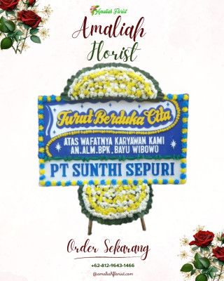 Papan Bunga Duka di Rangkapan Jaya Baru