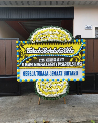 Papan Bunga Duka di Rangkapan Jaya Baru