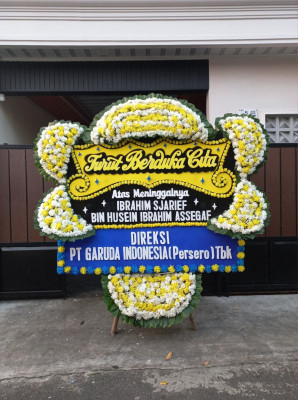 Papan Bunga Duka di Rangkapan Jaya Baru