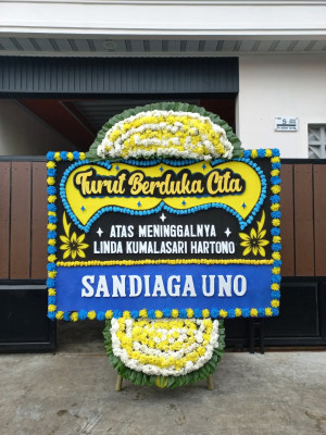Papan Bunga Duka di Rangkapan Jaya Baru